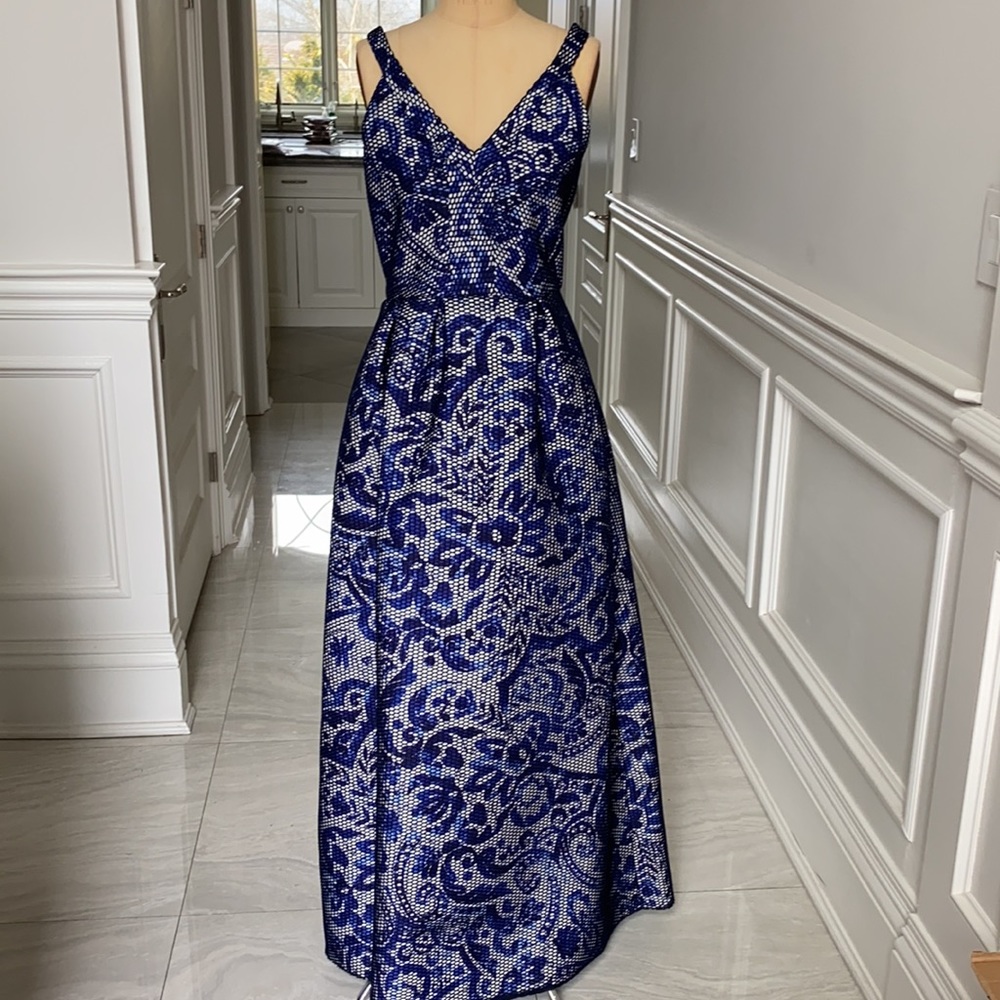 NWOT Navy Scuba Mesh Gown